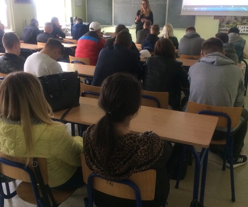 Lekcja z doradcą zawodowym dla trzecioklasistów