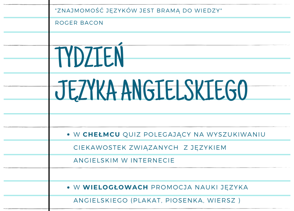 Tydzień Języka Angielskiego